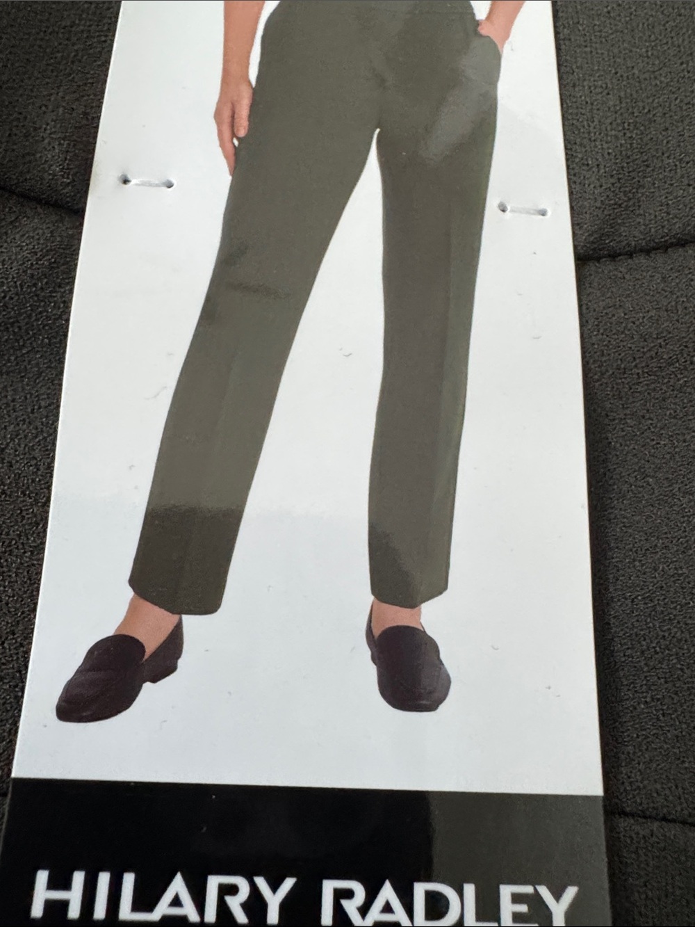 Hilary Radley olive Straight-Leg Chinos